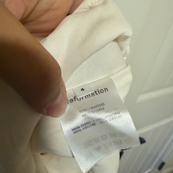 Reformation Nikita Jolie Cream Floral Dress - Picture 6 of 13